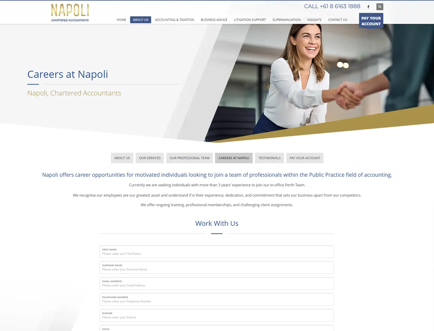 NAPOLI ACCOUNTING WEBSITE