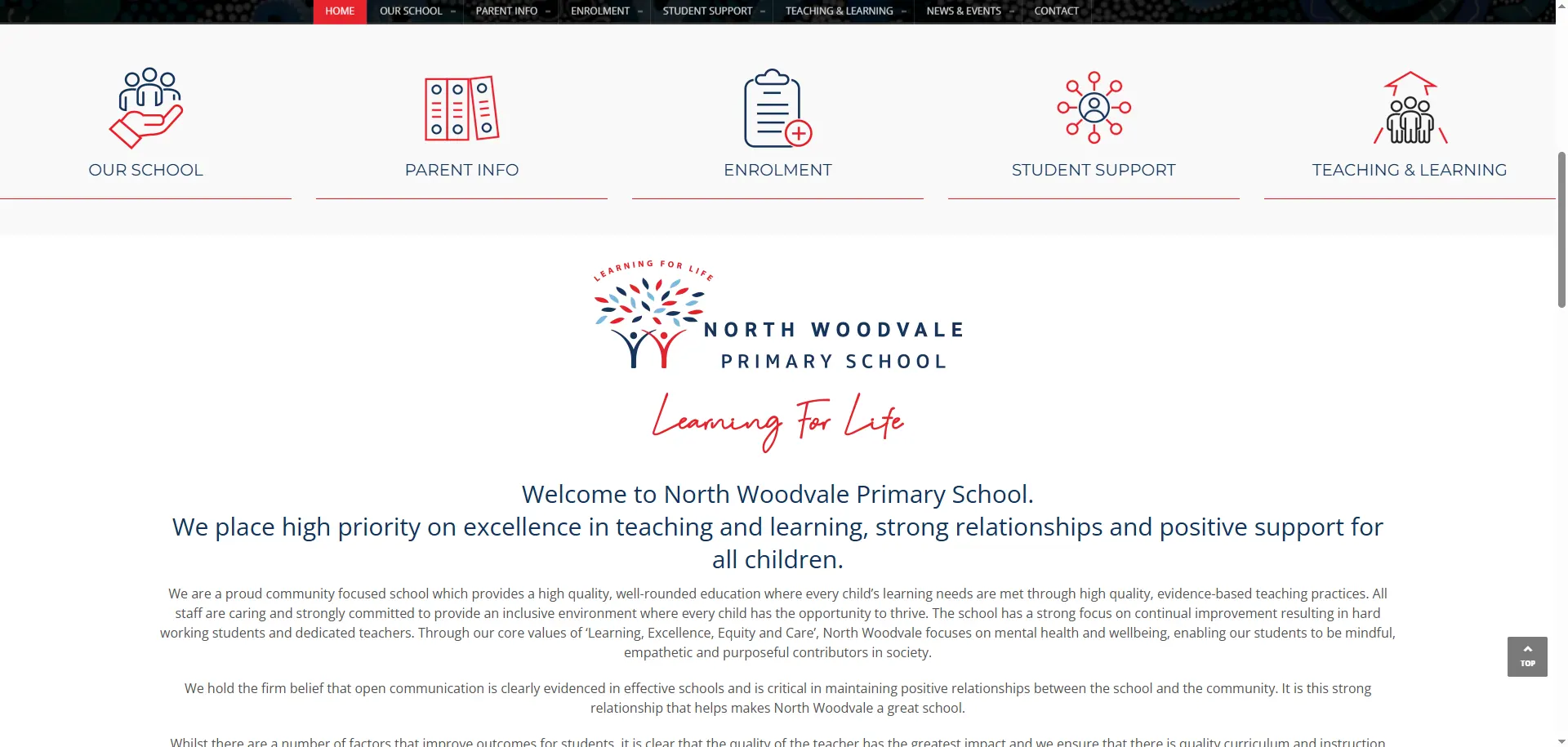 NORTH WOODVALE PRIMARY SCHOOL WEBSITE
